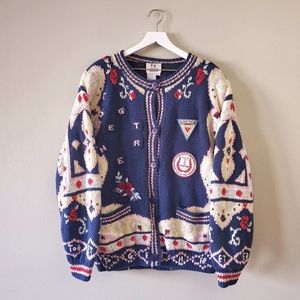 Vintage Together! Chunky Teacher Sweater Jacket